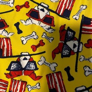 Lula Roe pittbull patriotic leggings tc